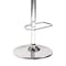 Armen Living London Cream Faux Leather Adjustable Height Swivel Walnut Wood and Chrome Bar Stool LCLOSWBACRWA - alternate 2